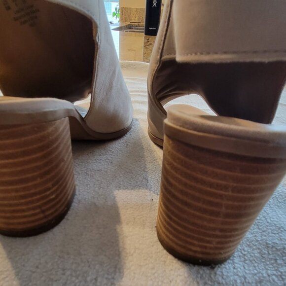 Franco Sarto Womens Helix Suede Open Toe Mule Sandals Size US 8 (EUR 38, UK 6) - Picture 6 of 7